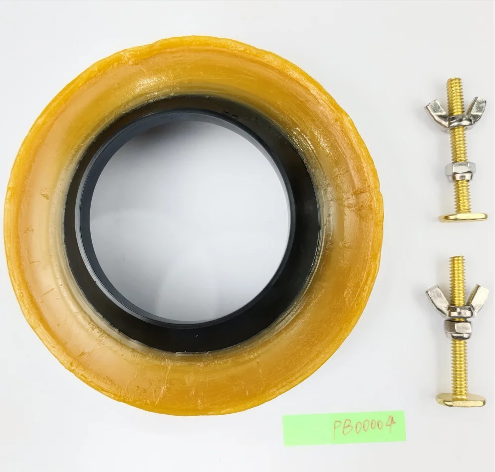 Toilet Wax Ring with wing bolt nuts Leak and Odor-proof Toilet sealing rings