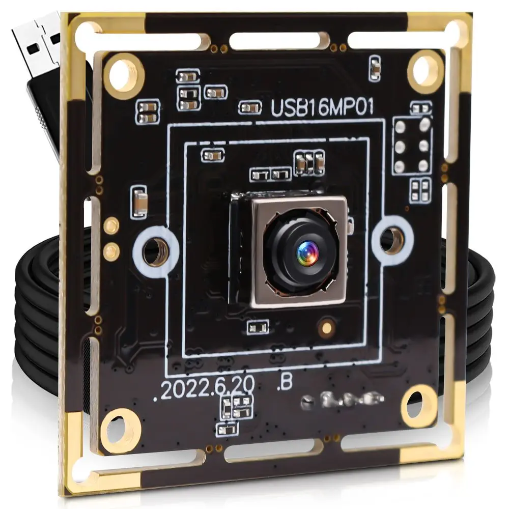 ELP 16MP 68 degree Mini Size Lens IMX298 AutoFocus USB Camera Module For Scaning Document,QR Code scan