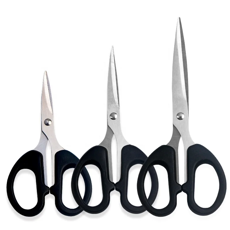 
Hot selling cheap price good quality stainless steel blade office stationery student scissors 