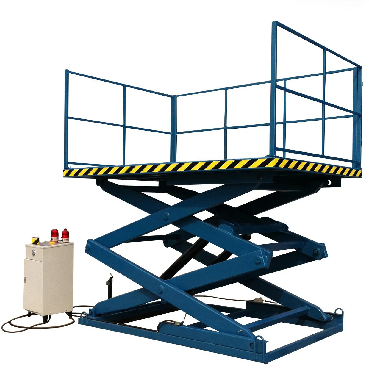 SJG fixed scissor lift tables stationary 1 2 3 5 10 ton electric hydraulic cargo platform