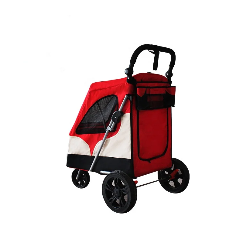 Dogs Luxury Pink Travel 4 Wheel 2 1 Large Multifunctional Child Toy Pet Stroller