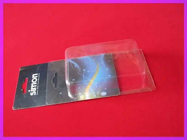 Clear custom slide  plastic  blister   power  bank  blister packaging