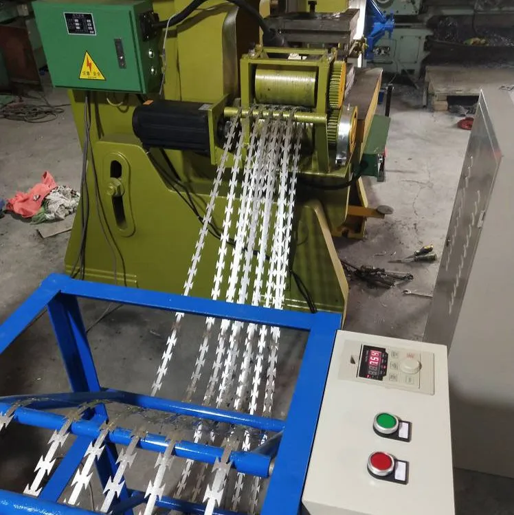 High capacity concertina razor wire production line 130times speed razor barbed wire mesh machine