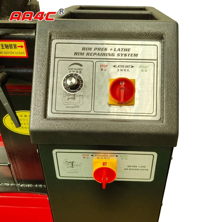 AA4C 26 inches  full automatic Rim straightening machine without lathe 3 cylinders full teeth AA-RSM695F