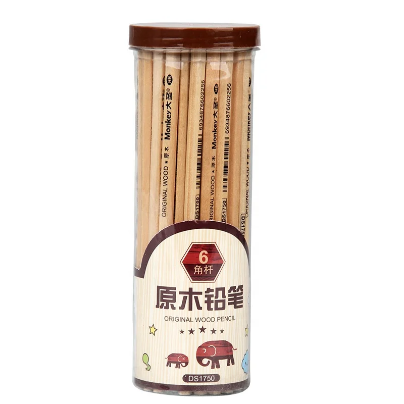 DASHENG Basics Woodcased #2 Pencils Pre-sharpened HB Lead Cute Pencils for Kids Fun Pencil with Erasers Toppers