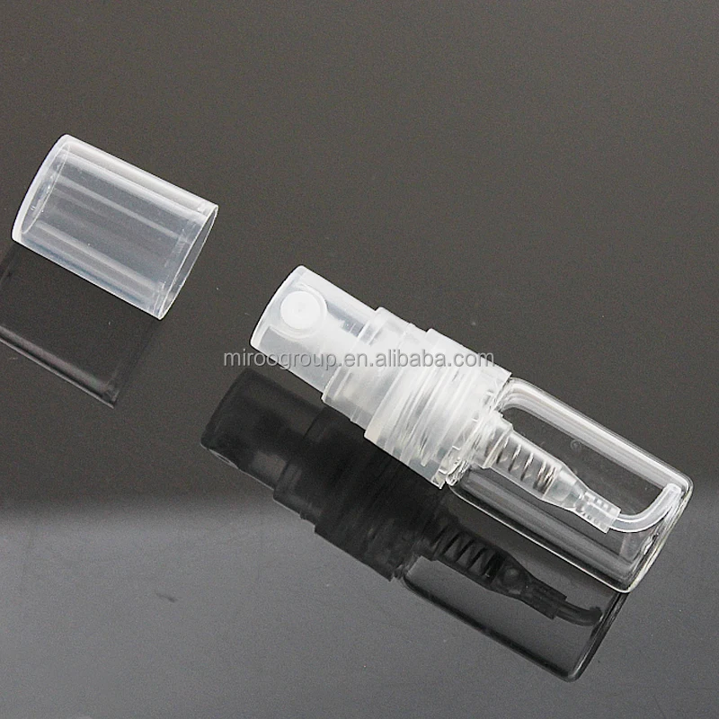 2ml 3ml 5ml 10ml Transparent Clear Mini Perfume Glass Sample Tester Mist Spray Bottles Empty Travel Cosmetic Bottle Glass Vials