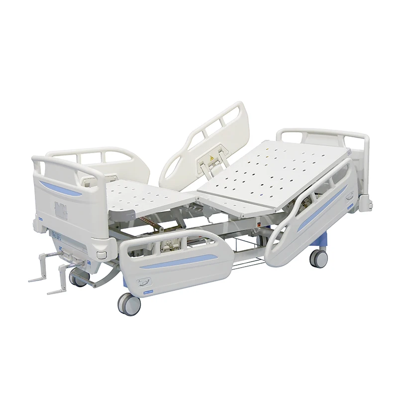 Family Convenient Nursing Bed 3 Function Metal Hospital Bed ABS bedside Guardrail Nursing bed