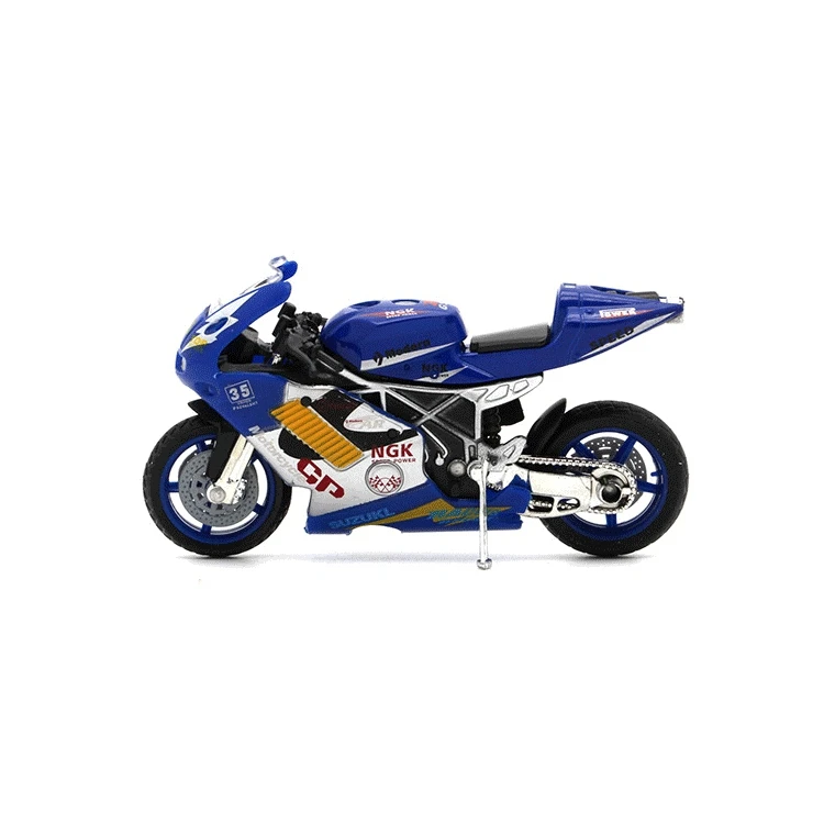 Wholesale Small Racing Model Car Toy Make a Sound Alloy Motorcycle for Kids Diecast PC Toys for Gifts and Promotions