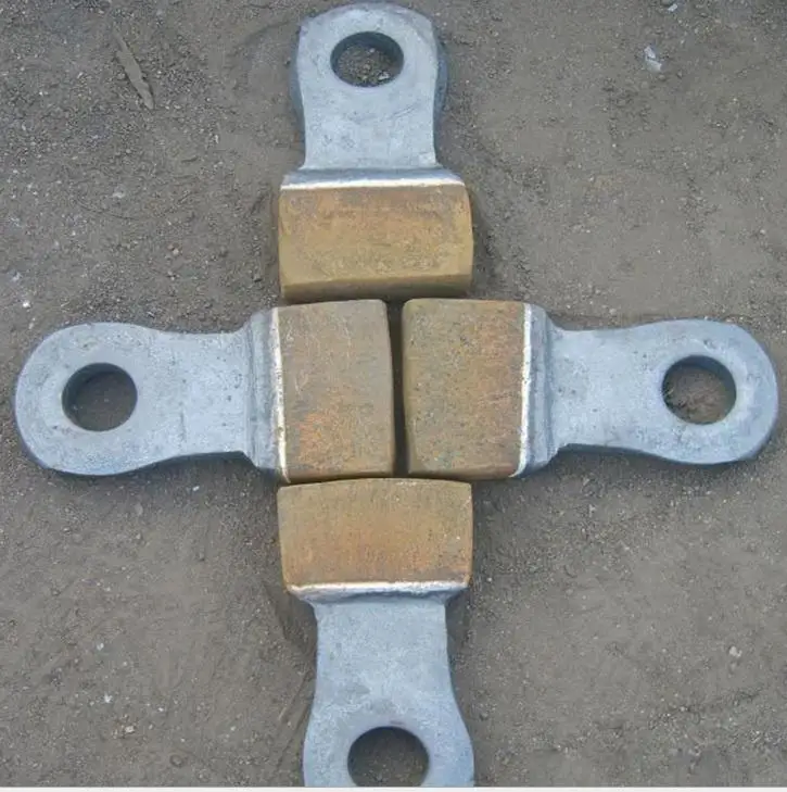 Wear-resistant hammer crusher spare part  hammer head of crusher