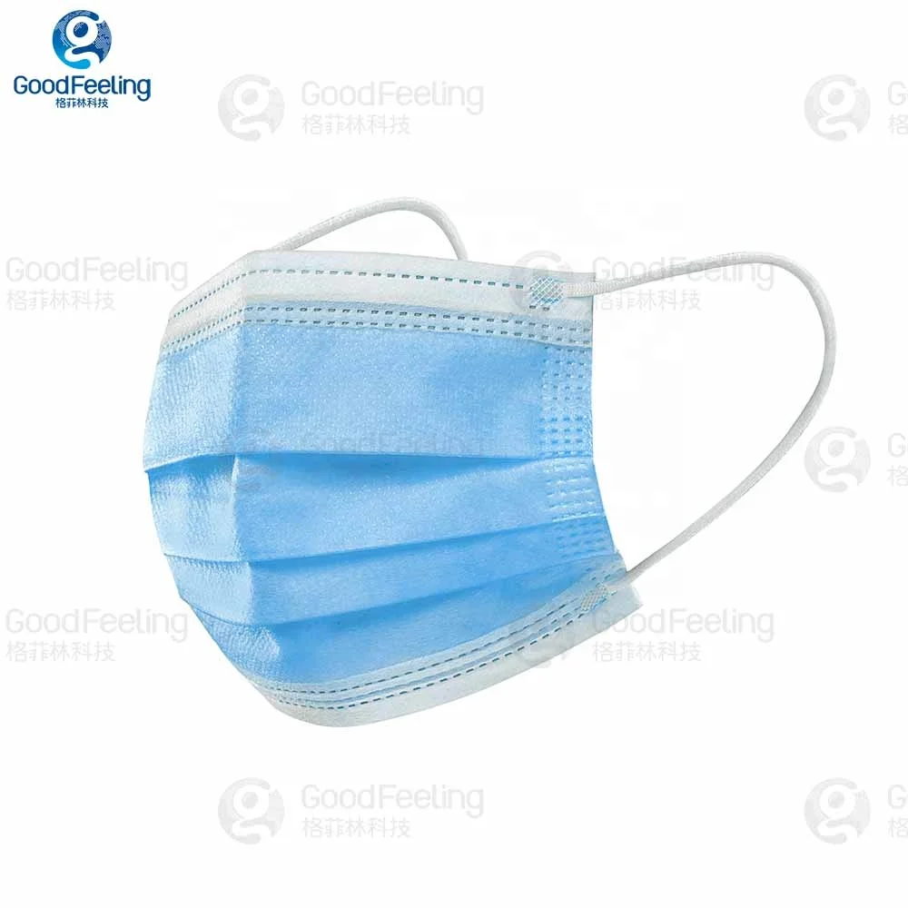 
Высококачественная одноразовая медицинская хирургическая маска с 3ply нетканой тканью для детей 