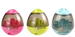 Tumbler Auto Pet Slow Feeder Treat Ball Dog Toy for Pet Increases IQ Interactive Food Dispensing Ball Dog Cat Slow Feed Bowl