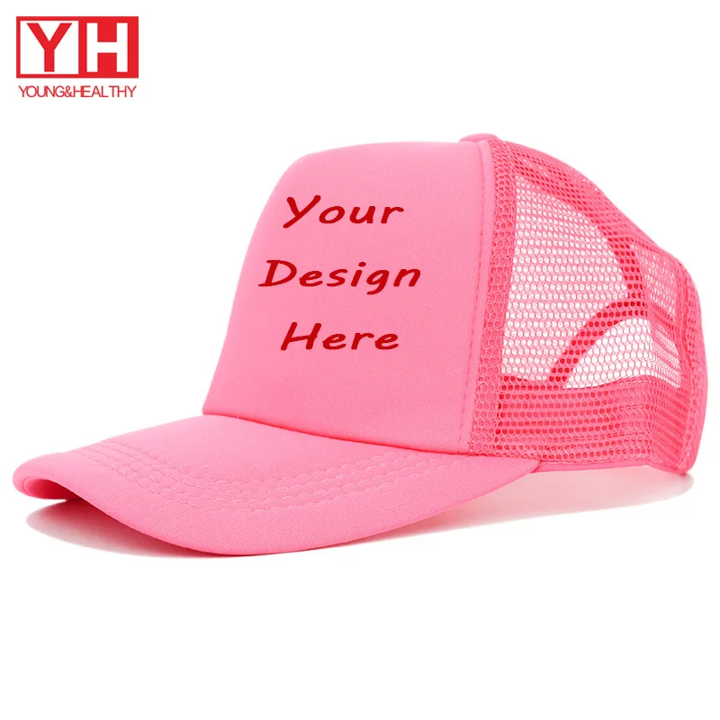 High Quality Black Trucker Caps For Sublimation Embroidery Custom Puff Print Blank Running Trucker Hat For Men