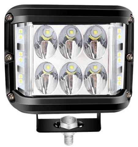 SUV 2-piece strobe LED work light, 3color side Shooter  Spotlight road driving fog light SUV ATV UTV truck tractor car boat