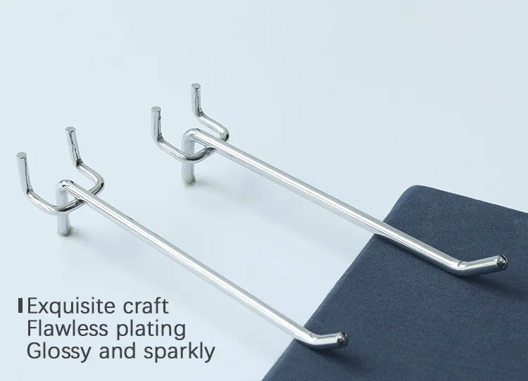 Display Hook metal retail fixtures garage pegboard hooks for sale