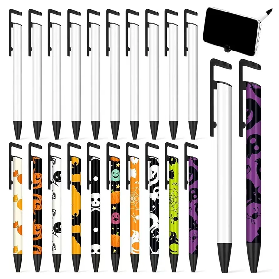 Customized Heat Press Printing blank white sublimation ball pen