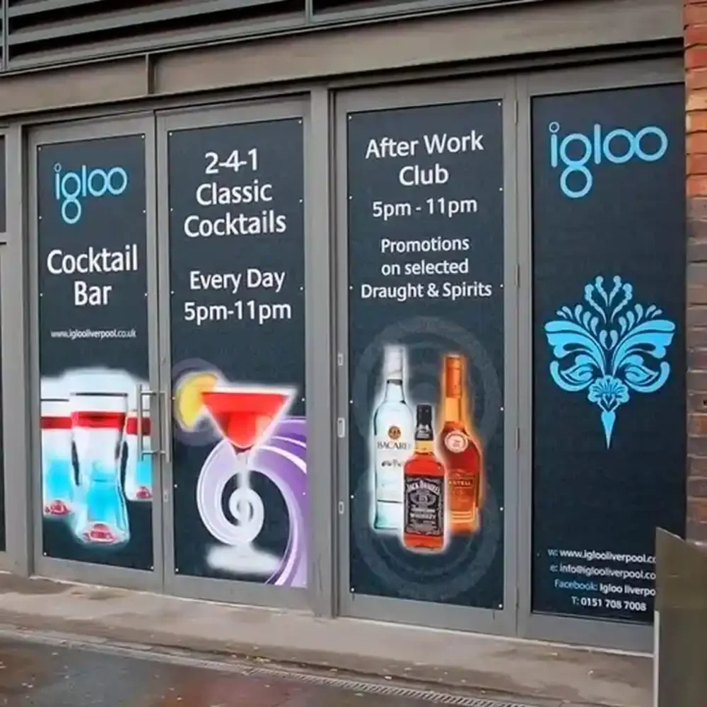 Пользовательские окна непрозрачные наклейки большие на стену цифровые для магазина стекла внутреннего использования