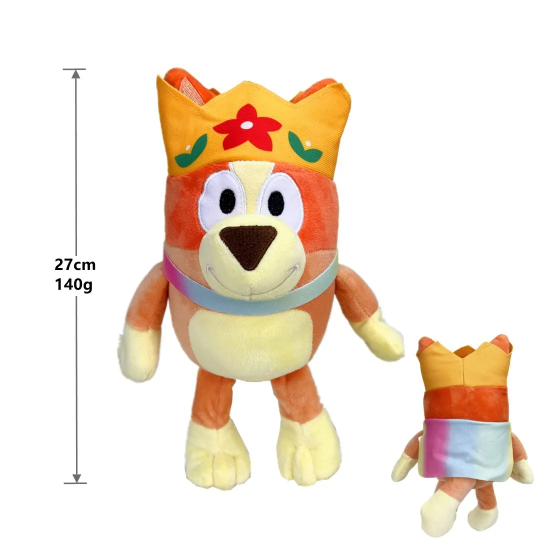 Cartoon Cute Plush Animal Blueyed Doll Toy Soft Bandit Chilli Bingo Dog Figure Kawaii Cotton Stuffed Kids Toy Children Backpacks