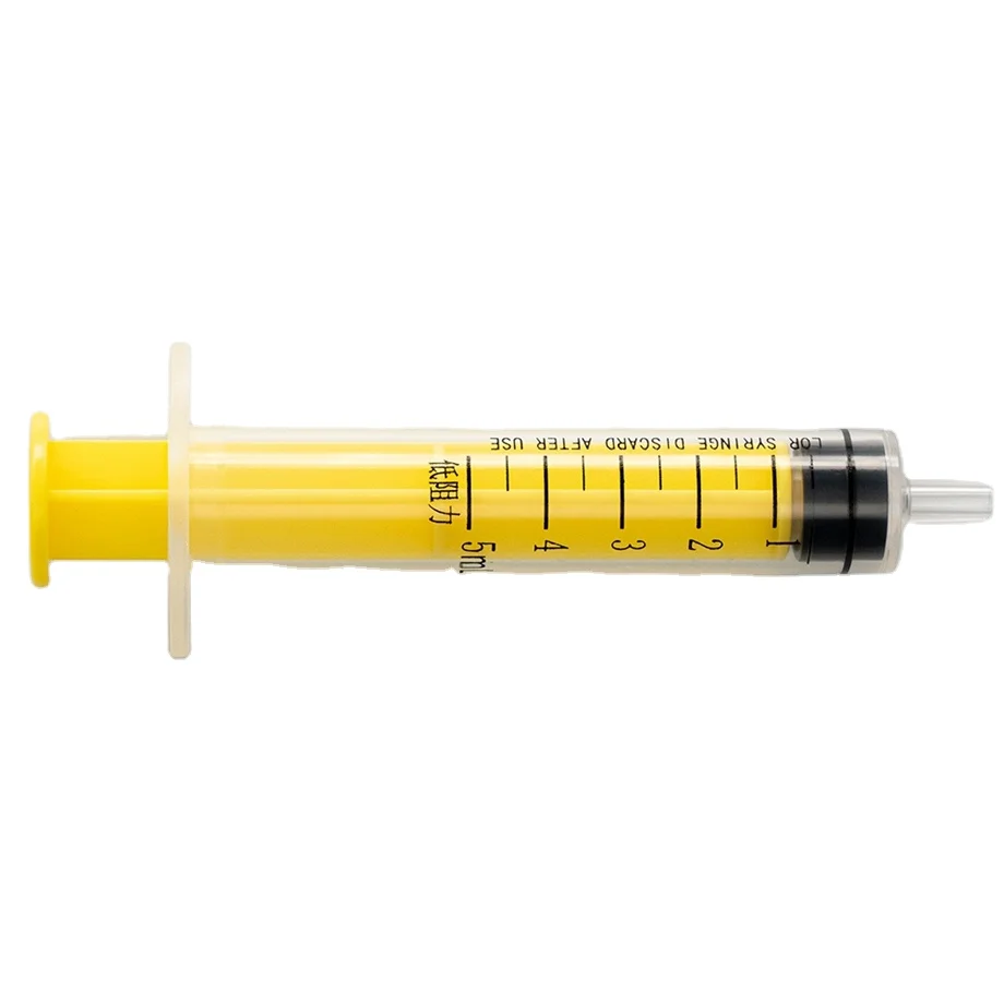 Promotional New Medical Equipments And Accessories Disposable Low Resistance Syringe