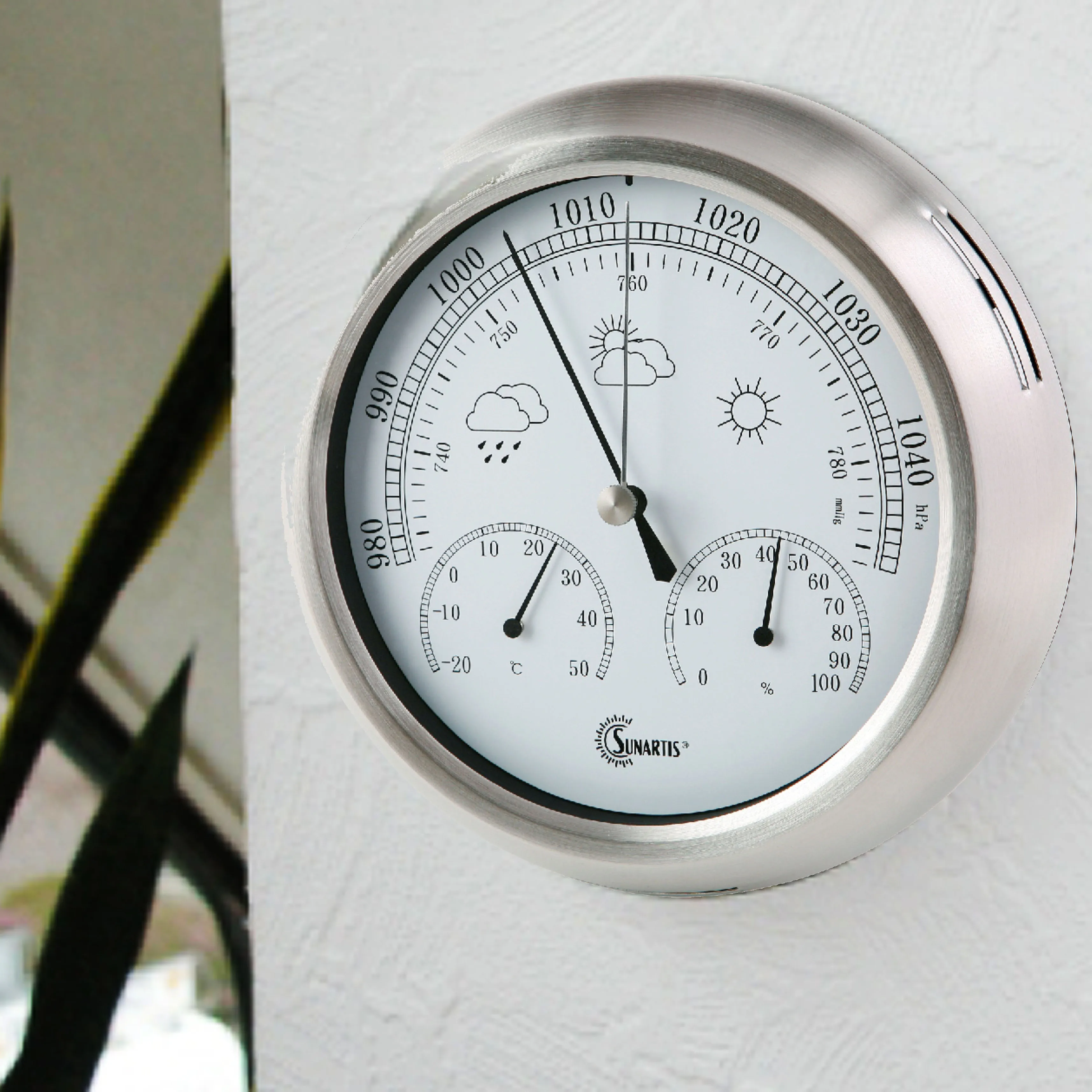 Indoor Outdoor Thermometer Hygrometer Barometer Weather Station