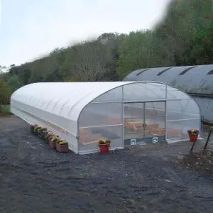 FM Prefab Poly Tunnel Plastic Mushroom Green House Used Net Greenhouse Equipment Accessories Parts For Sale
