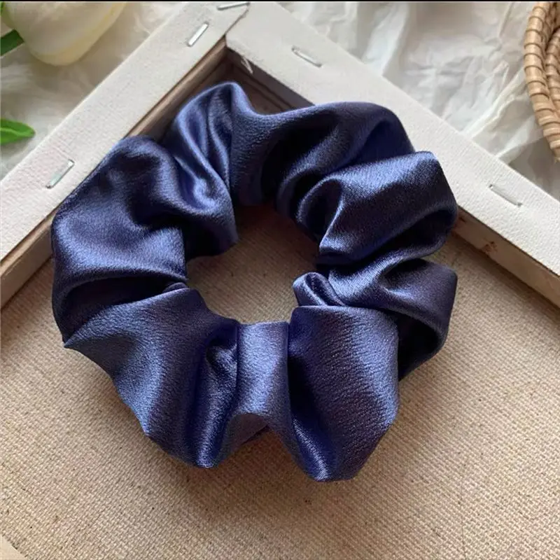 Pure Color Satin Headband Simple Hairband Adult Temperament Headband Accessories