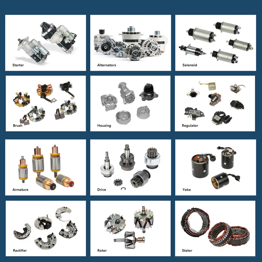 EZE China Supplier Manufacturer 12V starter motor   FOR MAHLE 72735655 MS27 MS28