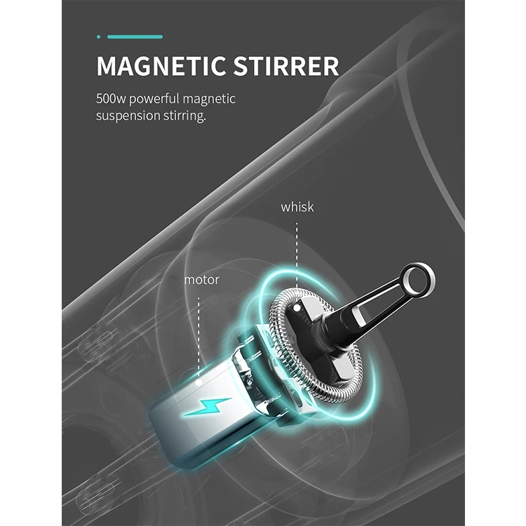 Milk frother electric multifunctional 500W stainless steel automatic milk frother 240ml