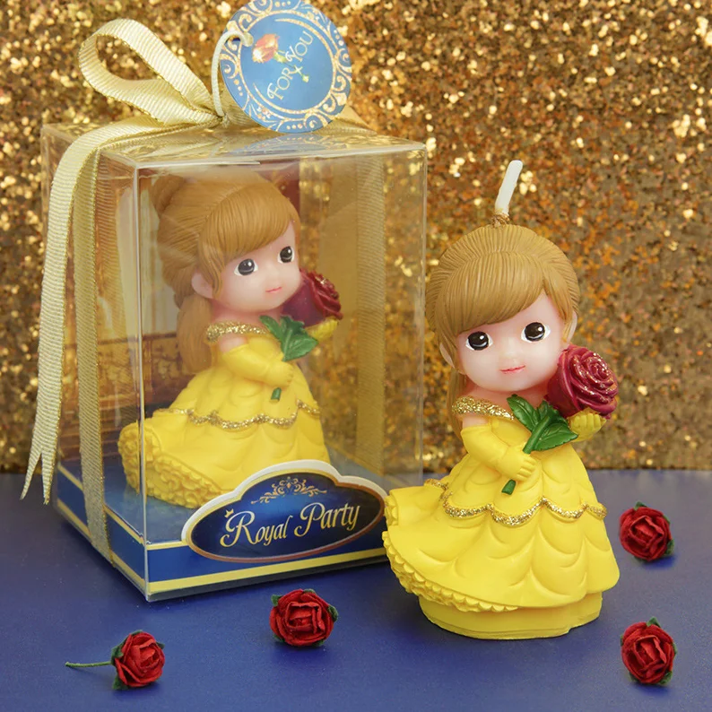 New Smokeless birthday Strawberry cheese cake modeling candles Girl birthday Christmas gift candle Cake shaped candles