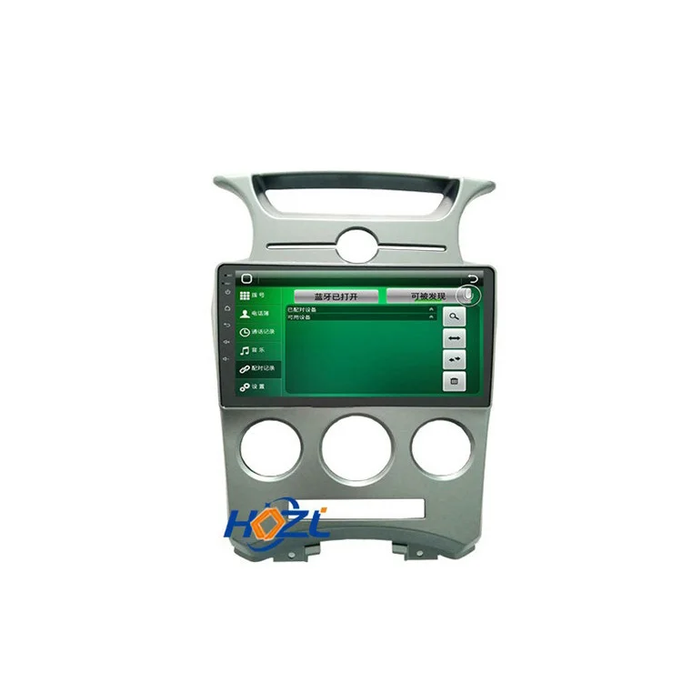 Car radio with gps built-in Wifi multimedia player front camera  Android 10 for KIA Carens 2006 2007 2008 2009 2012  radio play