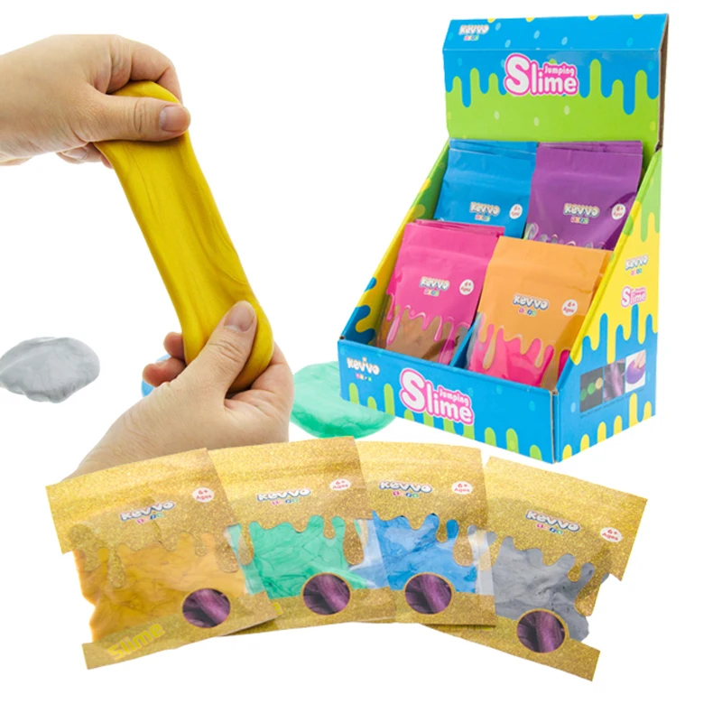 DIY Slime Kits Colorful Slime Paste Pdq Pearlised Bouncy Clay Slime Glue Sucker Kit