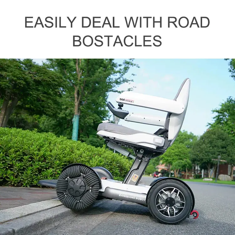 Wholesale Lightweight Auto Folding Electric Wheelchair Mobility Scooter for Elderly