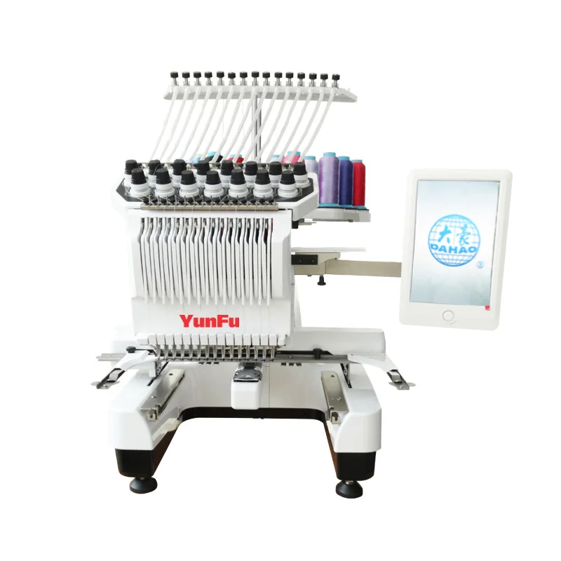 YunFu best beginners home small automatic computerized Embroidery Machine for household machine embroidery