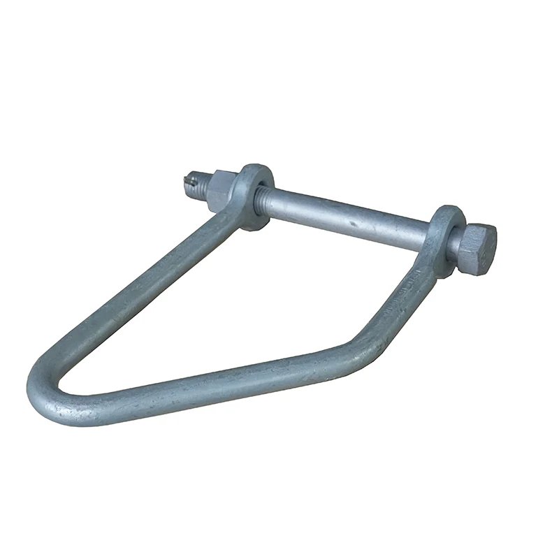 Customized Size Special Bending Any Shape Wire Forming Galvanized Adjustable Metal V Bolts  With Nuts