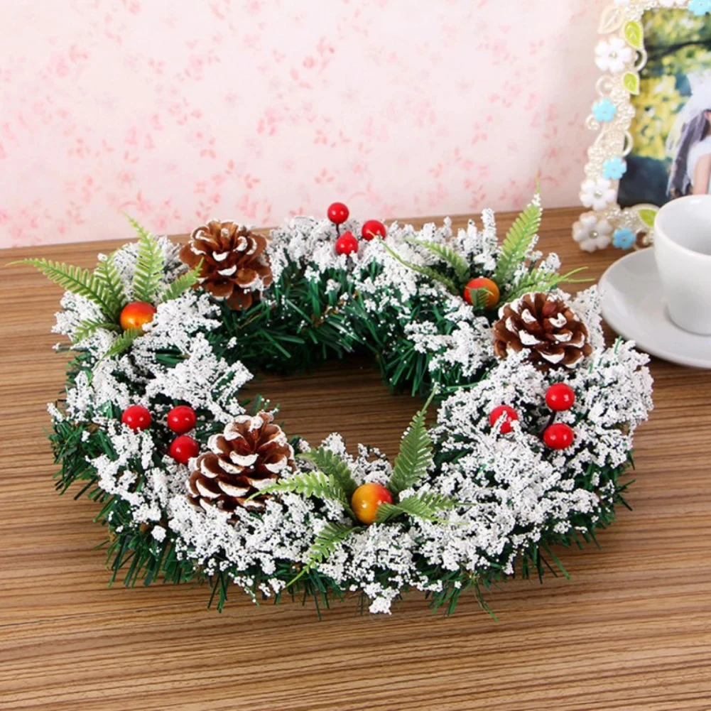 2024 Trending Items For Pine Needle Garland Supplies Merry Christmas Plants Wreath Outdoor Decorations