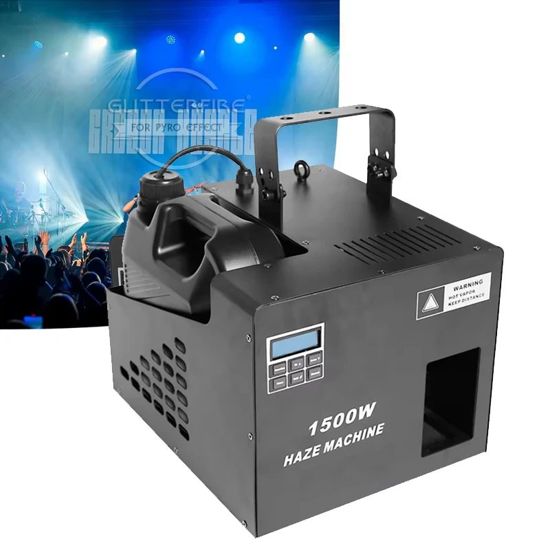 High Quality Water Based Mist Hazer Machine 1500W DMX Wireless Remote 5 Litre Capacity Hazer Smoke Maker Machine Special Effect