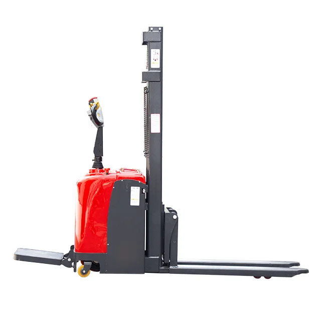 JG Electric Fork Lifter 1 Ton Forklift Walking Pallet Stacker Electric Semi Electric Stacker