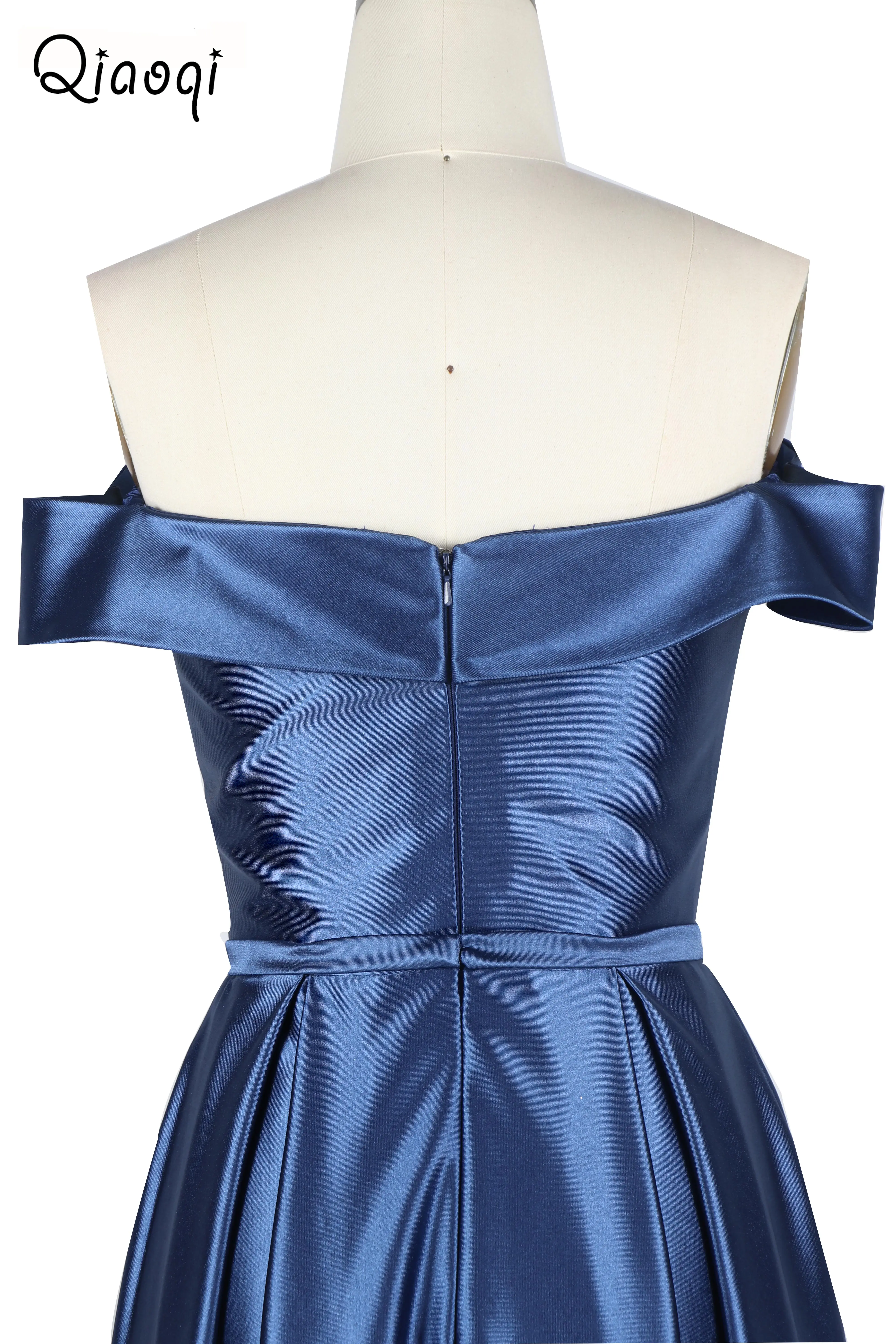  Атласное платье цвета шампанского с открытыми плечами для выпускного вечера Длинные платья подружки невесты без бретелек сарафан