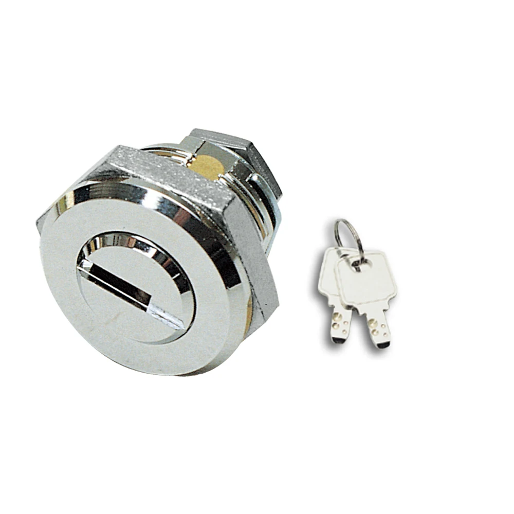Hoshimoto AC-185 Chrome Brass Coin Cam Lock Vending Machine High Security Control Cabinet Coin Lock