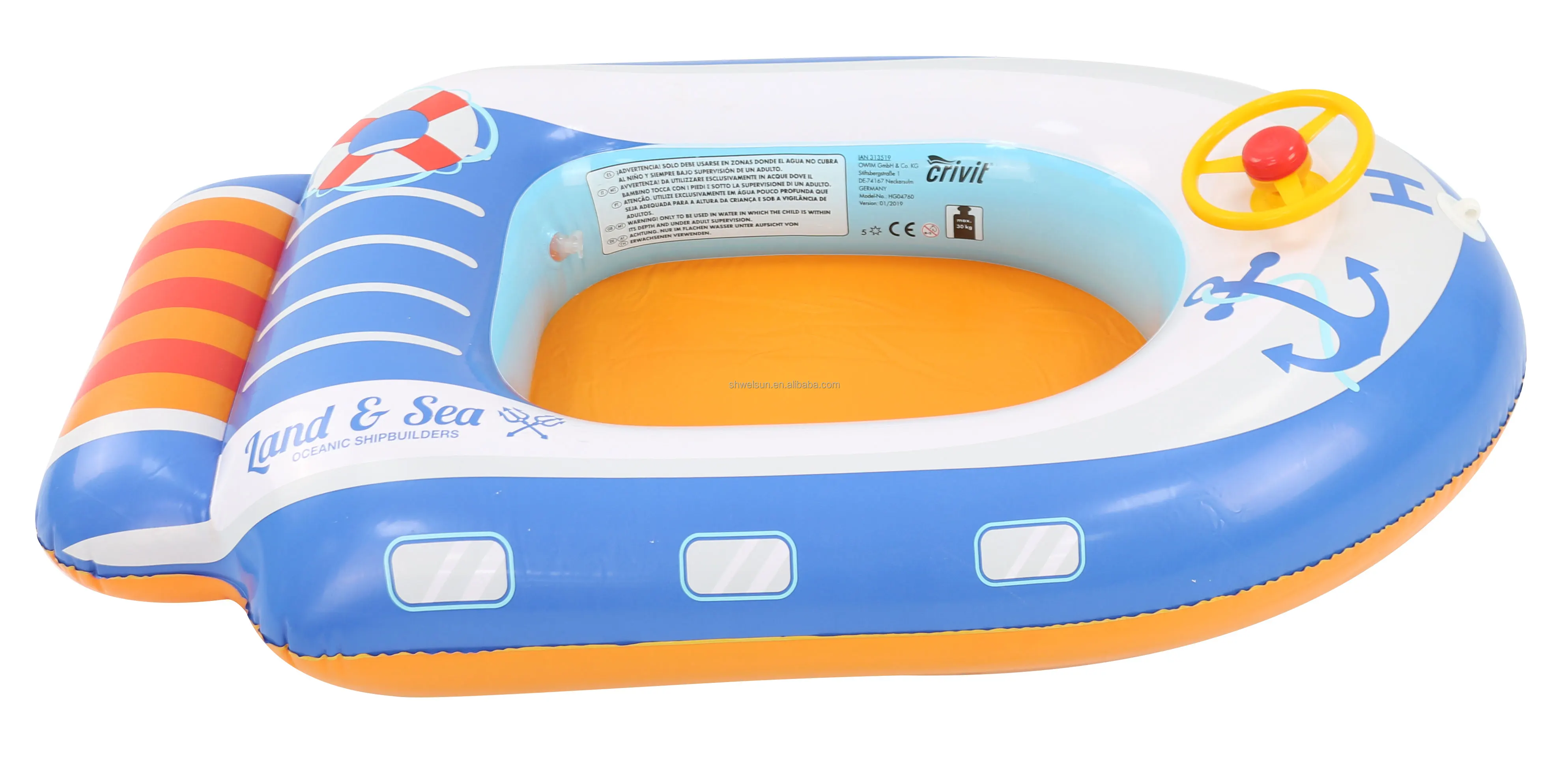 Inflatable Water Float Swimming Pool Babe Boat Float Toys Pool Float for lakes or parks entertainment