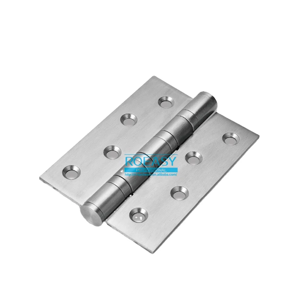 ROEASY Stainless Steel 4 Inch Market Popular Flat Ball Bearing Fire Rated Door Hinges