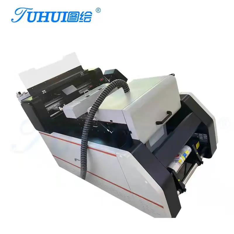 Best quality desktop heat transfer dtf printer PET Film T-Shirt Printing machine 60cm  dtf double xp600 i3200 print head printer