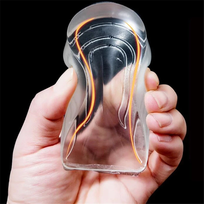 Silicone Gel Height Increase Insole Heel Lifting Inserts Shoe Elastic Height Increase Silicone Insole