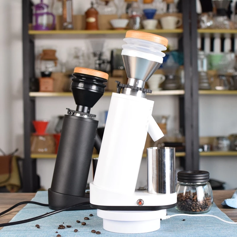 Titanium Plated Conical Burr Coffee Grinder for Cappuccino Latte Espresso Coffee Maker Stainless Steel 40mm Electric 19 150 220