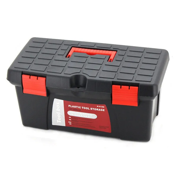 
420x195x245mm Waterproof Plastic Lockable Tool Box 
