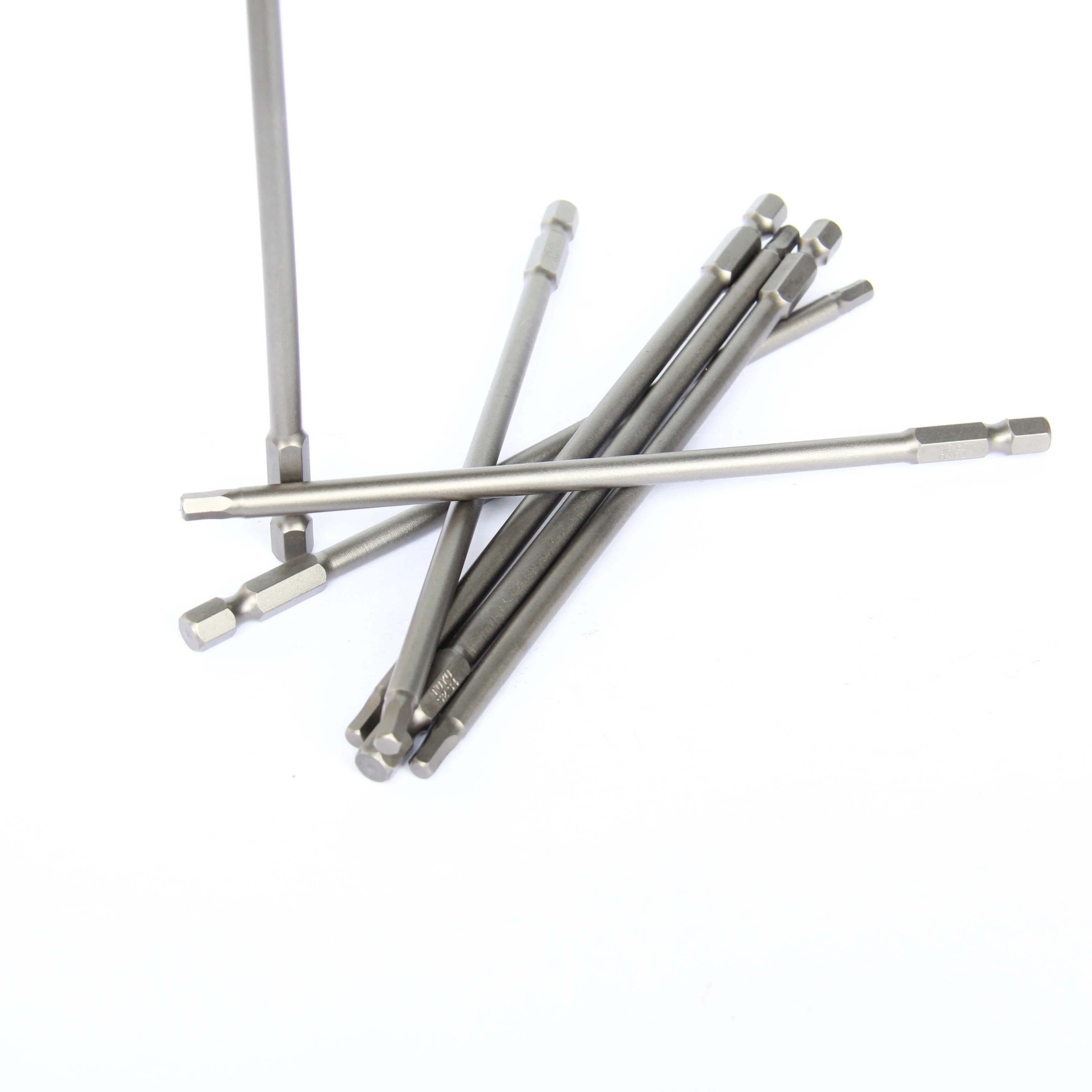 Various Good Quality S2 150MM H4 Allen Hex Bit Magnetic Screwdriver Bit