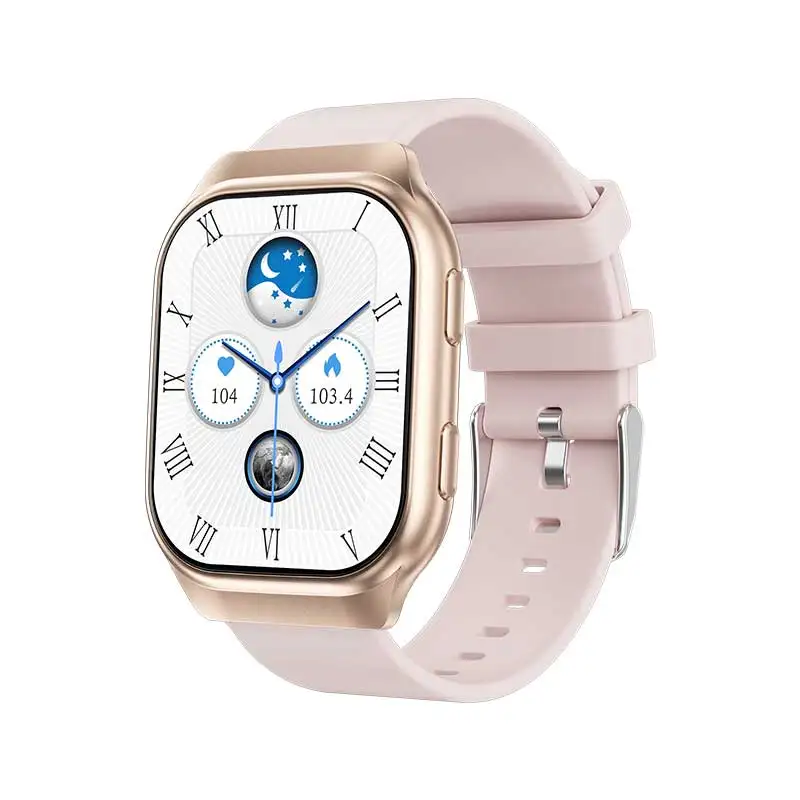 SWL FW16E Super Narrow Bezel Amoled HD Display Bluetooth Call Measure Multiple Skin Tones Heart Rate Oxygen Glucose Smart Watch