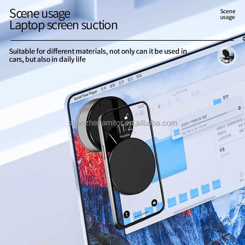 360 degree Rotation Magnetic Suction Universal phone holder Upgraded Stable Magnetic Phone Holder Navigation Phone Stand