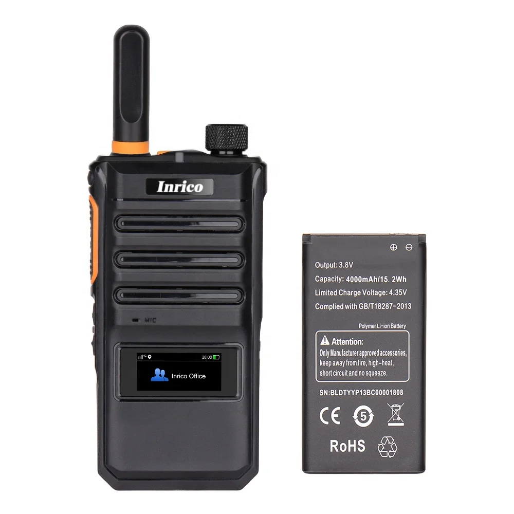 Inrico T620 Прямая Заводская цена GSM/WCDMA/LTE сеть рация мобильный телефон с рацией GPS