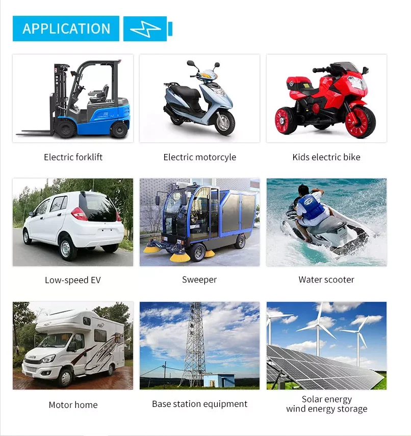 Customized Li-ion Battery Pack 18650 21700 32700 2V 12V 24V 36V 48V 60V 72V 6Ah 8Ah 10Ah 20Ah 30Ah 40Ah Lithium Ion Battery