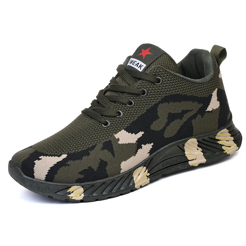 New Comfortable Running Sports Breathable Men Casual Shoes Camouflage Outdoor Sneakers